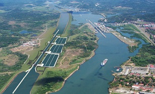 Panama -Canal -2014-Expansion -Aerial